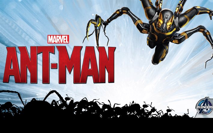 ant-man, filmer 2015, spindel
