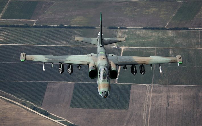 attack, su-25, military aircraft