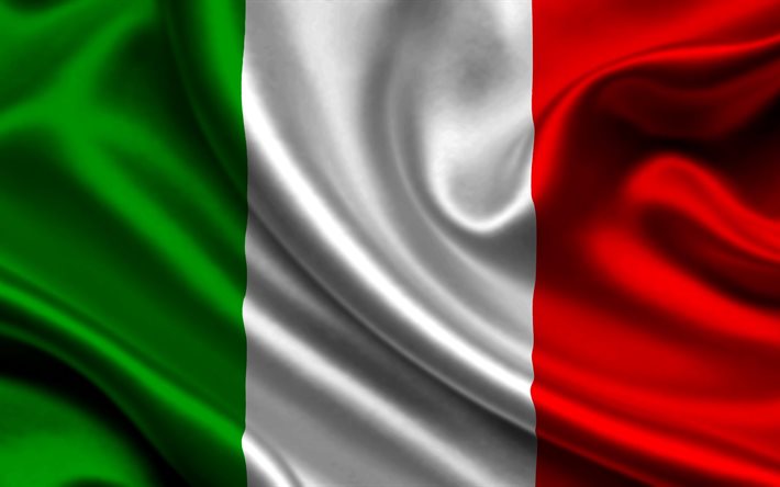 stoff fahne, flagge, italien, italienische flagge, tkaniny prapor