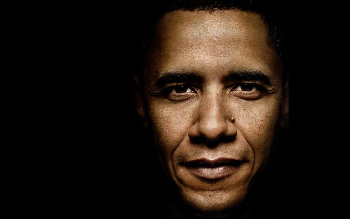 barack obama, the president of the united states, portrait