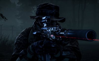 night operations, sniper