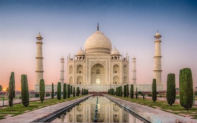 Hindistan, turistik, taj mahal, saray, taç mahal