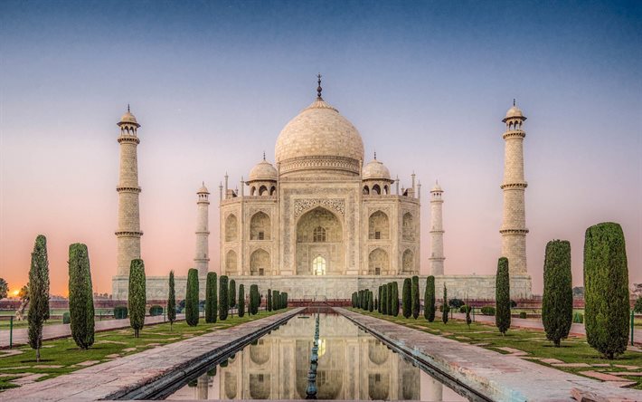 الهند, مناطق الجذب السياحي, تاج محل, القصر