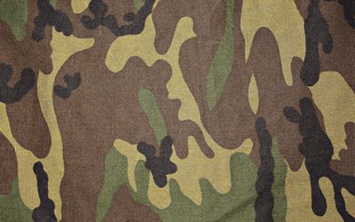 el camuflaje, la textura de la tela, de origen militar
