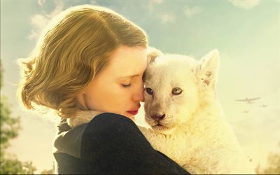 the zookeepers wife, draama, 2017, jessica chastain