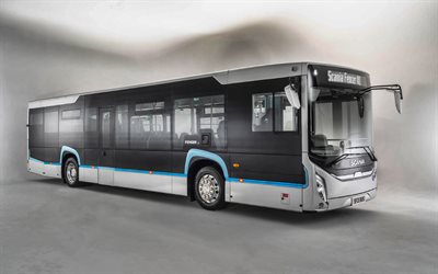 2022, Scania Fencer, city bus, exterior, front view, passenger transportation, swedish buses, new Fencer 2023, Scania, urban transport