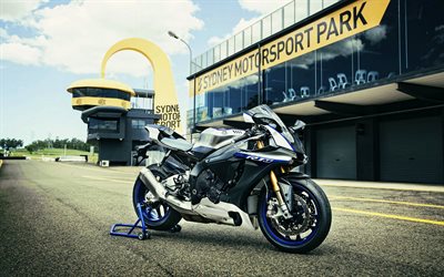 Yamaha YZF-R1, 4k, superbikes, 2017 bikes, track, 2017 Yamaha YZF-R1, japanese motorcycles, Yamaha