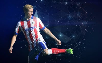 de fútbol, Fernando Torres, delantero del Atlético de Madrid, España