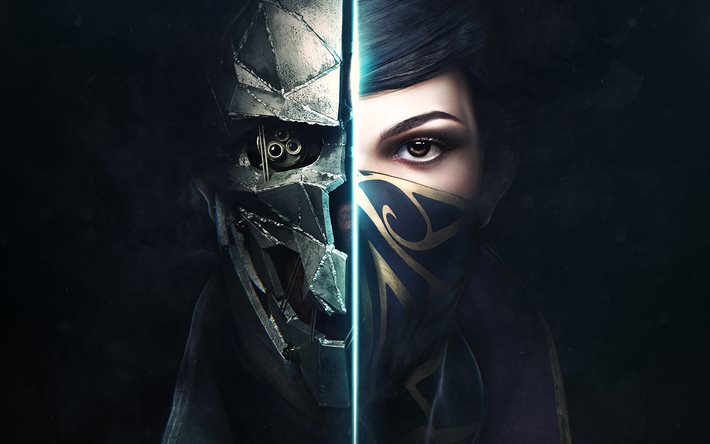 Dishonored 2, jeu de tir, RPG, 2016, poster