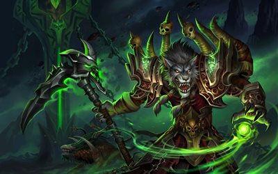 Worgen Warlock, personaggi di World of Warcraft, WoW