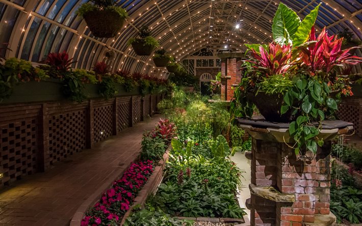 botanical garden, greenhouse, pittsburgh, pa, usa