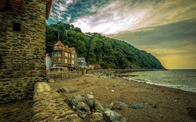 lynmouth, the county of devon, england, resort