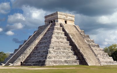 chichen itza, kukulkanin pyramidi, meksiko