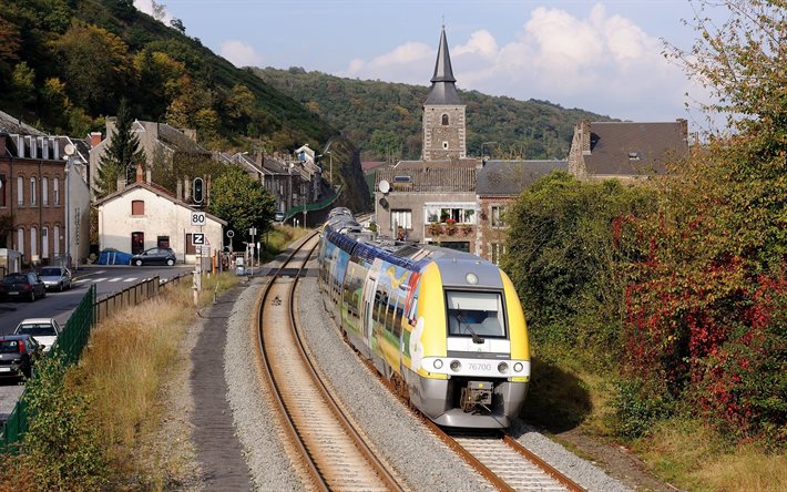 電車, vir-molen, 鉄道, フランス