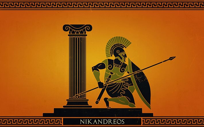 nikandreos, apotheon, dataspel