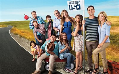 abc, modern family, american family, comedy series