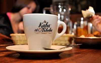 lviv coffee shop, a cup of coffee