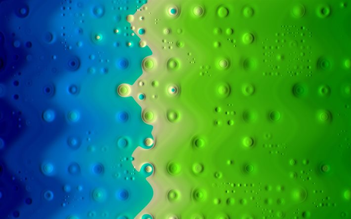 latex, blue-green background, texture