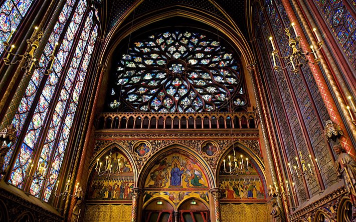 ile de la cité, the holy chapel, sainte chapelle, paris