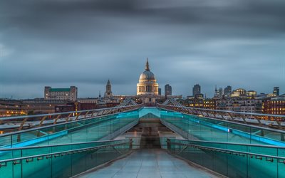 the millennium bridge, london