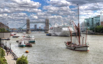 كورنيش, السفن, التايمز, لندن