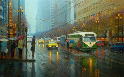 picture, chinese artist, watercolor, san francisco, ca