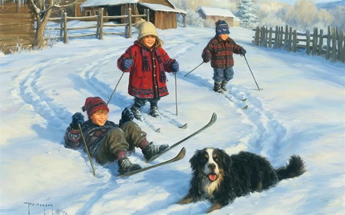 रॉबर्ट डंकन, अमेरिकी कलाकार, सर्दियों खुशी