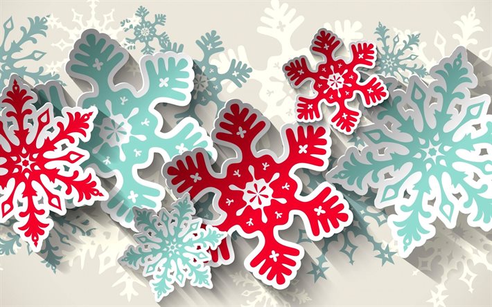 snowflakes, cardboard, texture