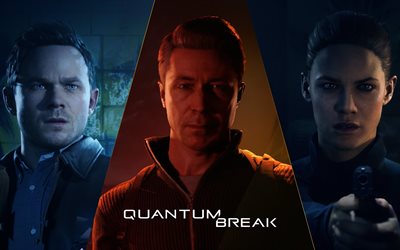Quantum Break, poster, sparatutto, 2016, caratteri
