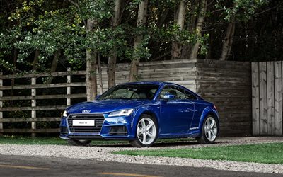 Audi TT Coupe, 2016, S line, ZA-spec, supercar, blu audi