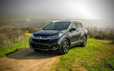 Honda CR-V, tout-terrain, 2017 voitures, véhicules multisegments, les voitures japonaises, Honda