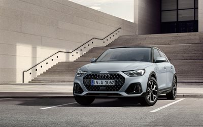 Audi A1 citycarver, 4k, compact crossovers, 2023 cars, JP-spec, parking, 2023 Audi A1 citycarver, german cars, Audi
