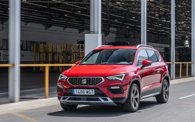 siège ateca xperience, 4k, route, 2023 voitures, croisement, voitures espagnoles, 2023 siège ateca, siège