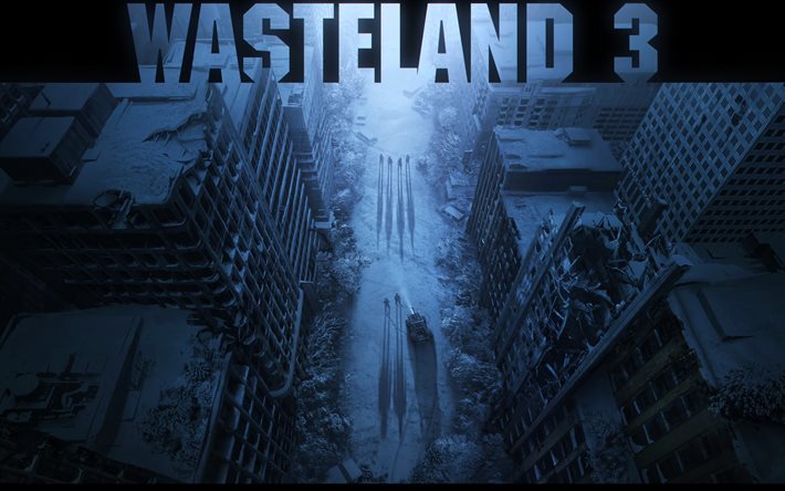wasteland 3, 4k, affisch, 2019 spel