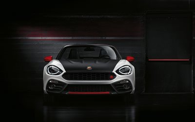 rodsters, tuning, Abarth, 2016, Fiat 124 Spider, vue de face