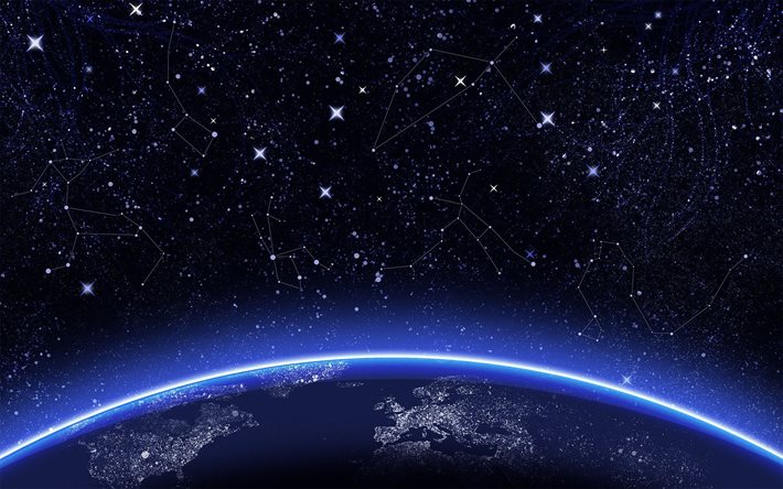 Herunterladen Hintergrundbild Sternenhimmel Sternbilder Weltraum Sternbilder Anzeigen Fur Desktop Kostenlos Hintergrundbilder Fur Ihren Desktop Kostenlos