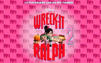 wreck it ralph 2, juliste, 2018 elokuva, 3d-animaatio