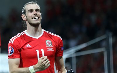 Gareth Bale, le but, les joueurs de football du pays de Galles de l'Équipe Nationale, les stars du football