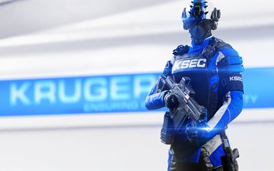 Mirrors Edge Catalyst, Enforcer, soldiers, weapons, armor, bullet-proof vest, gun