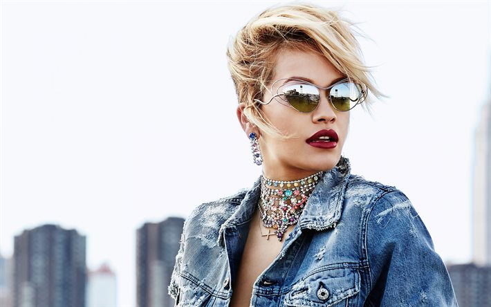 ragazze, Rita Ora, cantante, 4k, 2016, bellezza, biondo