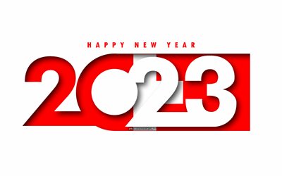 feliz año nuevo 2023 suiza, fondo blanco, suiza, arte mínimo, conceptos de suiza 2023, suiza 2023, fondo de suiza 2023, 2023 feliz año nuevo suiza
