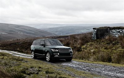 Land Rover, Range Rover, el Deporte, 2015, carreteras, coches caros, de lujo SUV