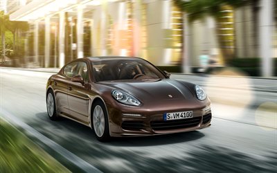 Porsche Panamera, 2016, spor coupe, 4 Kapılı coupe, kahverengi Panamera