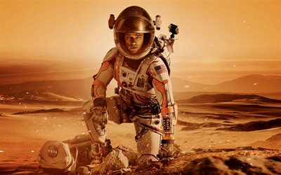 मंगल ग्रह का निवासी, पोस्टर, मैट डैमन