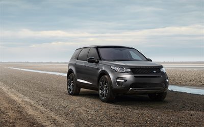 auto di lusso, per il 2017, la Land Rover Discovery Sport, crossover, fuoristrada, grigio land rover