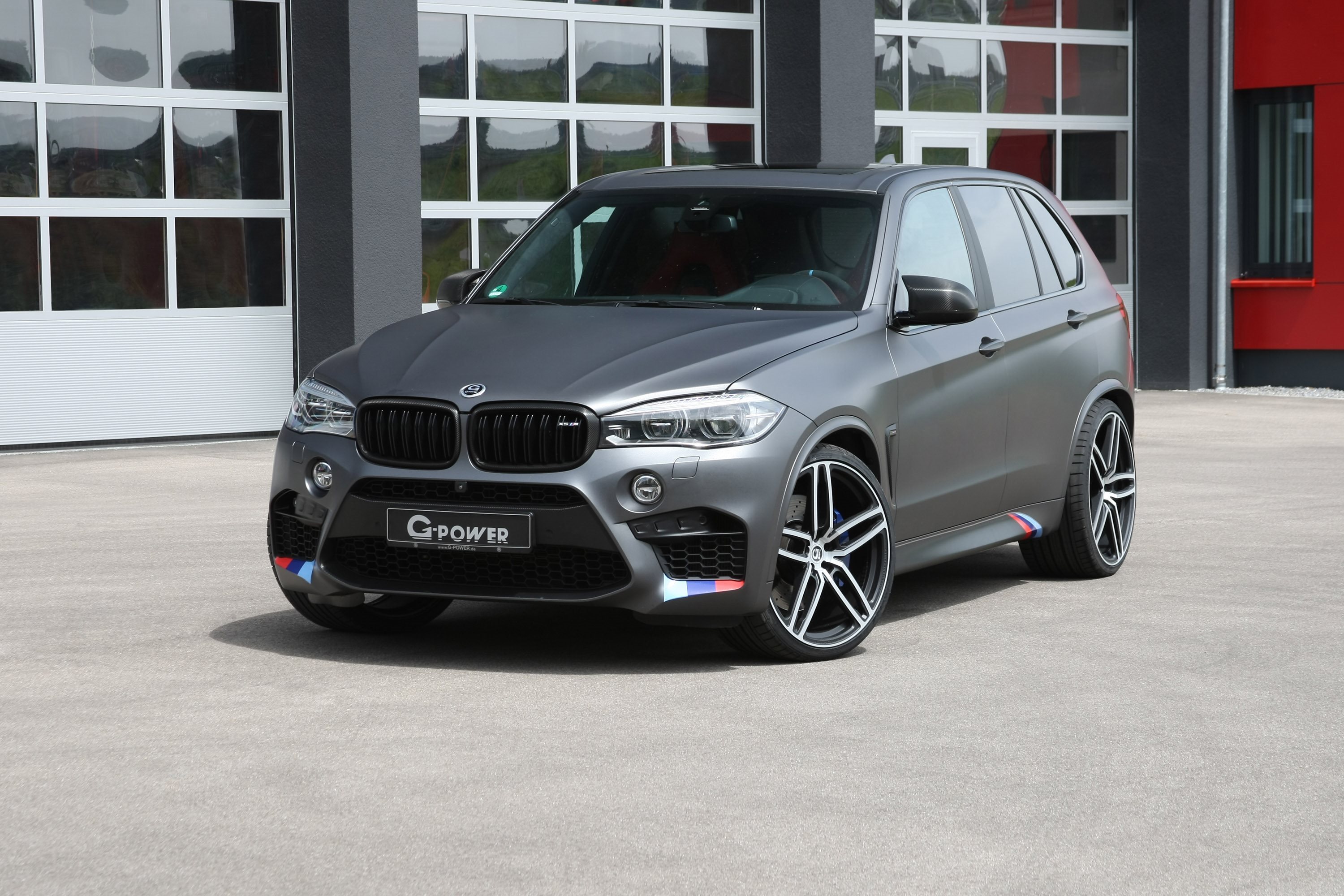下载壁纸 g-电力, 调谐, 宝马x5m, f85, 2016车, 交叉, 灰色宝马 显示