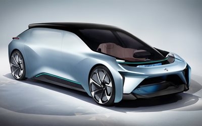 nio eve, 2017, itseajava auto, sähköauto, autopilotti, tulevaisuuden autot