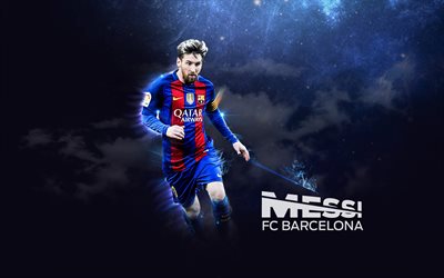 Messi, FCB, fan art, stelle del calcio, Barcellona, Lionel Messi (FC Barcelona), calciatori, calcio, Leo Messi