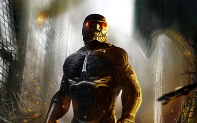 Crysis 2, 2017, yeni bilgisayar oyunu, poster, cyborg, Nanosuit