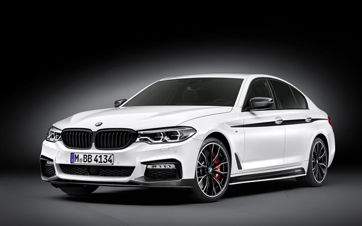 BMW Série 5, G30, en 2017, des voitures, des berlines, des BMW